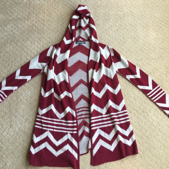 Hooded cardigan