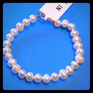 14K gold and Pearl baby bracelet