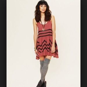Free People Trapeze Dress~ Large