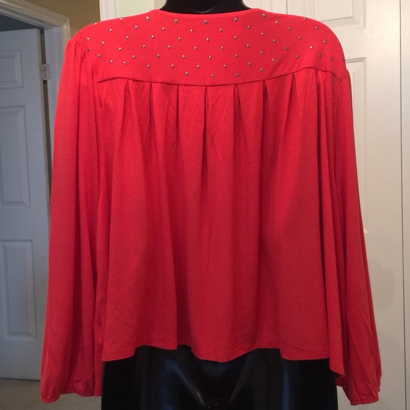 SPRING+MERCER ORANGE CARDIGAN XL - Picture 3 of 4