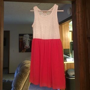 White and orange dress! Worn once.