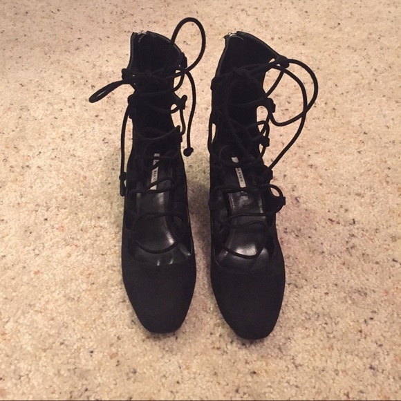 Zara Lace-up heels