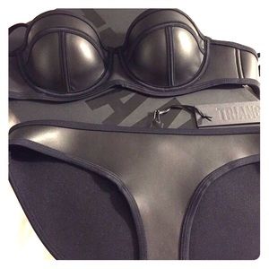 Triangl Swimwear Black "Milly" Bikini