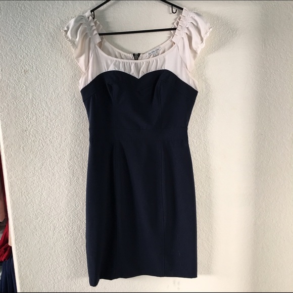 Conservative, formal block dress