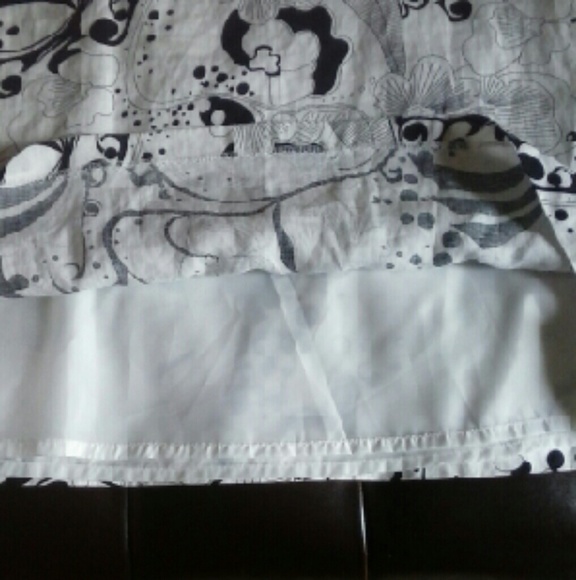 Linen A line Skirt EUC - Picture 4 of 4
