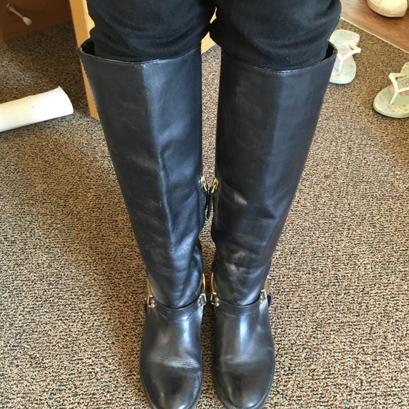 Zara knee high boots