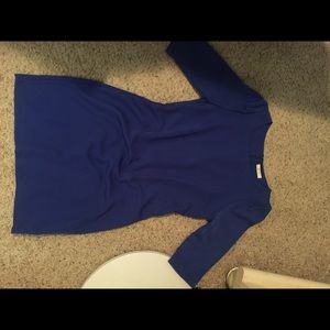 Blue cocktail dress