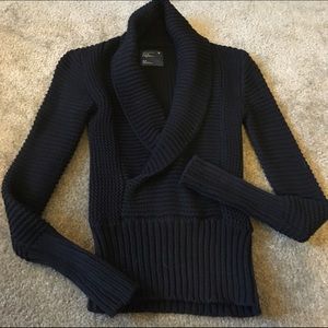 Black sweater cross over never worn