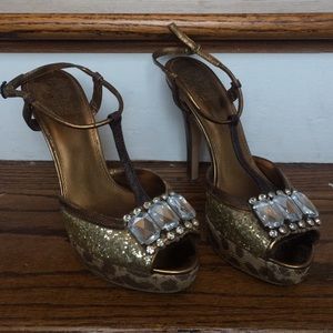 Vince Camuto T Strap Heels