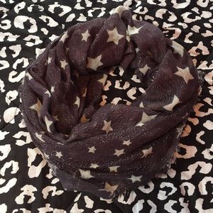 Sparkly star scarf