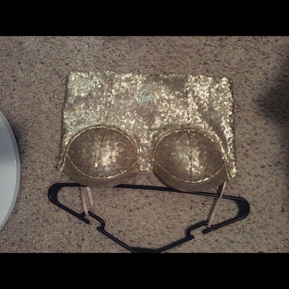 Glitter crop top