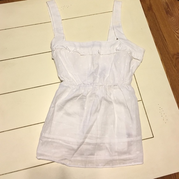 The Limited White Tank Blouse
