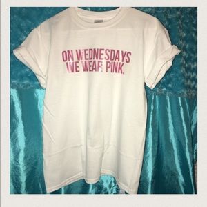 On Wednesdays we wear pink .