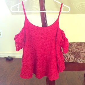 Red Jessica Simpson blouse