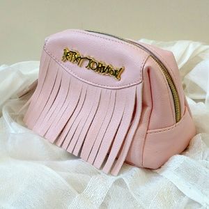 SALE Betsey Johnson "On The Fringe" Makeup Bag