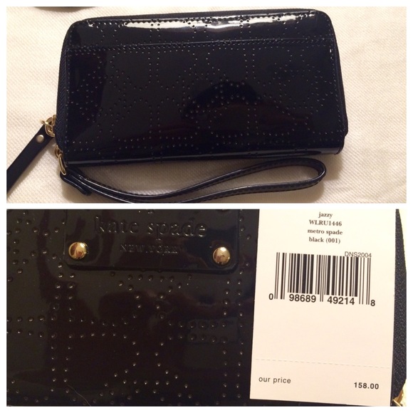 kate spade ♠️ Black wristlet - Picture 3 of 4