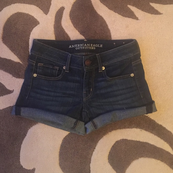 American Eagle Super stretch Midi Denim shorts