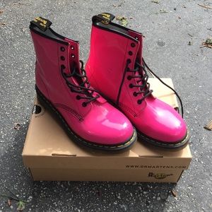 Pink Doc Marten Boots