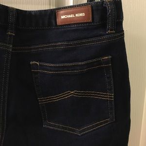 Michael Kors Dark Wash Skinny Jeans