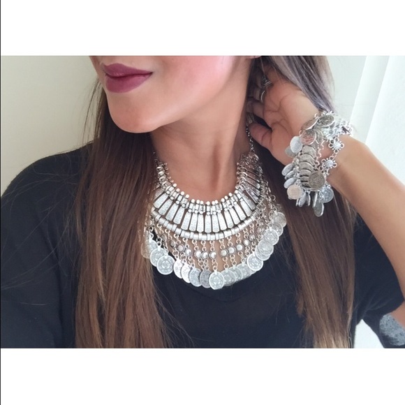 Fashion jewelry Jewelry - Turkish silver coin necklace