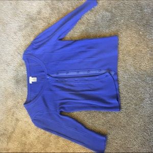 Royal blue cardigan