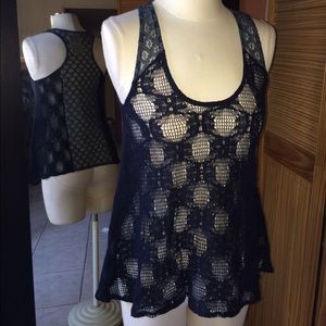 Anthropologie deletta navy/Marin shirt sz xs nwt