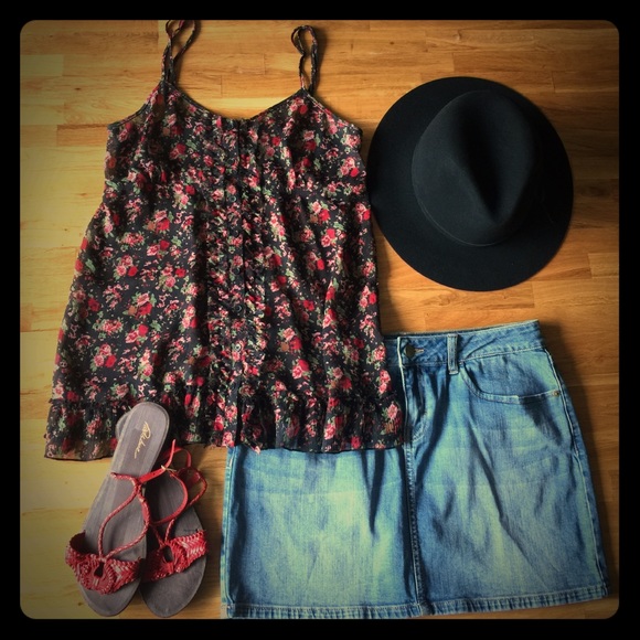 Express Floral Tank