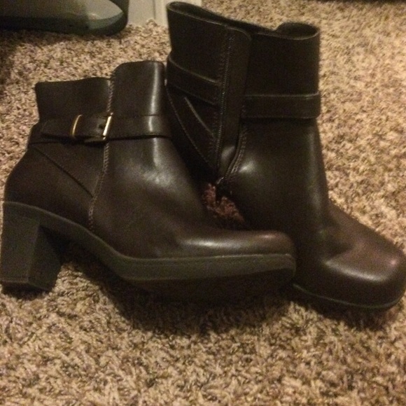 Brown booties