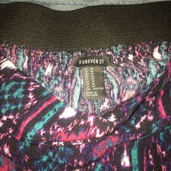 Forever 21 colorful pants.