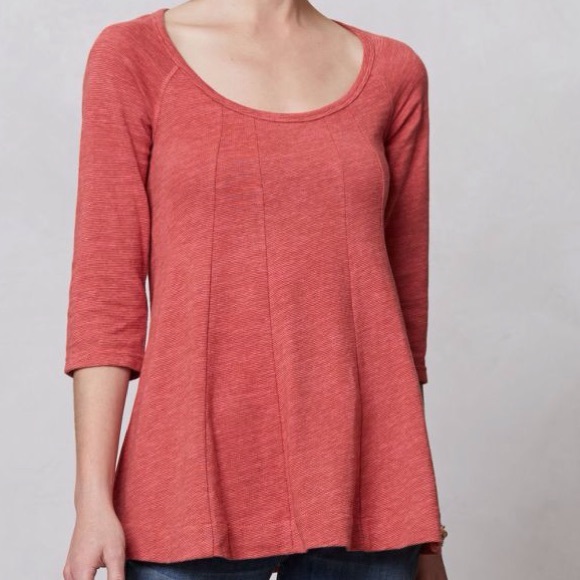 PRICE DROP ⬇️ Anthro DELETTA Pathed Seams Pullover
