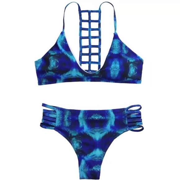 Other - Watercolor Strappy Bikini