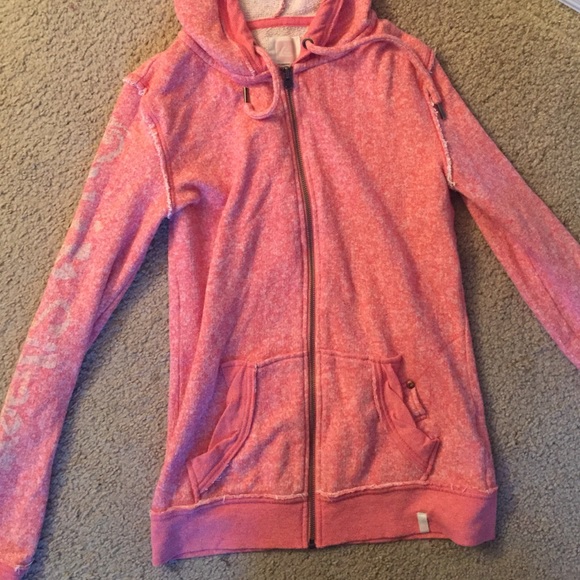 Pink zip up jacket