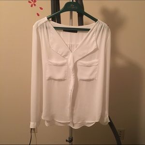 Zara white blouse