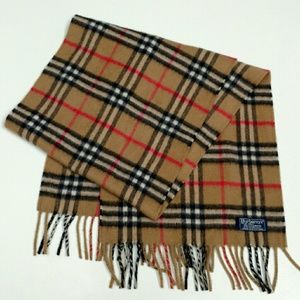 Genuine Burberry Scarf 100% Cashere