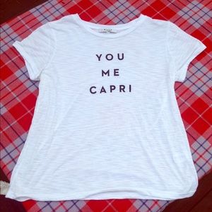 Graphic tee: Capri
