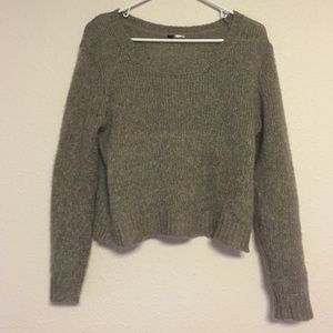 H&M Grey Loose Knit Sweater