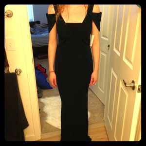 Dark green evening gown M