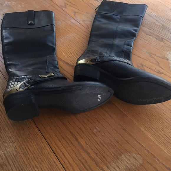 NEW SAM EDELMAN Distressed Juliana Boots sz 35.5 - Picture 4 of 4