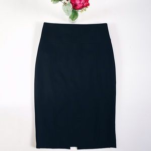 Express | High Yoke Waist Midi Pencil Skirt