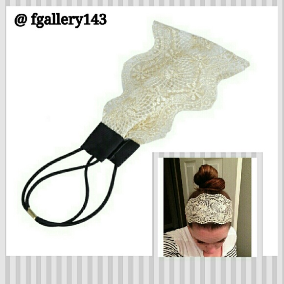 Fabric Lace  Headband