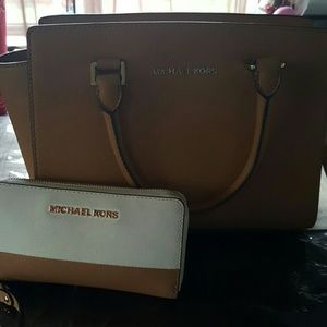 Michael Kors and wrist wallet