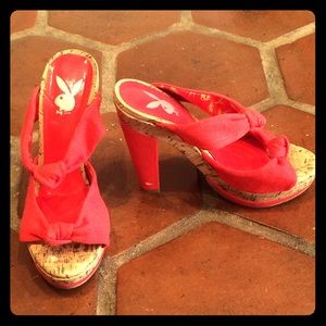 Playboy Heels in Orange