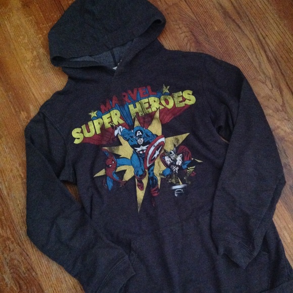 ● SOLD ● marvel super heroes hoodie