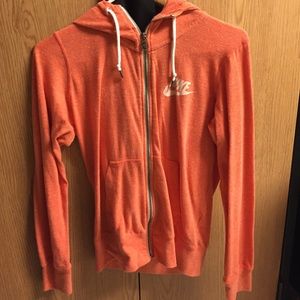 Orange Nike Zip Up Jacket (never worn)