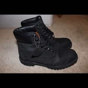 Men's Black Timberland Boots