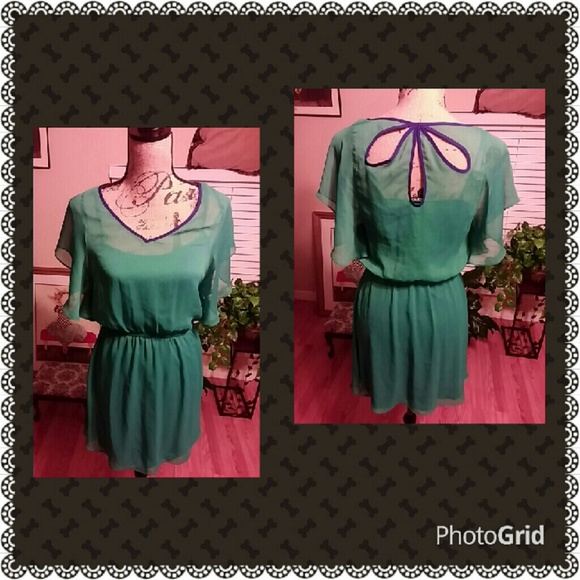 Express chiffon like mini dress