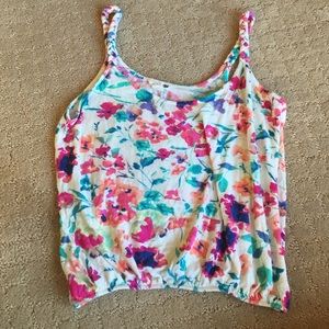 Floral crop top