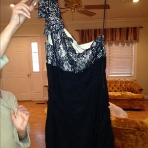 Black 1 shoulder dress