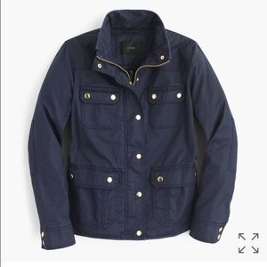 Jcrew downtown field jacket navy