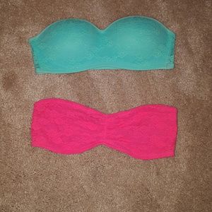 PINK Bandeaus/ Brallete